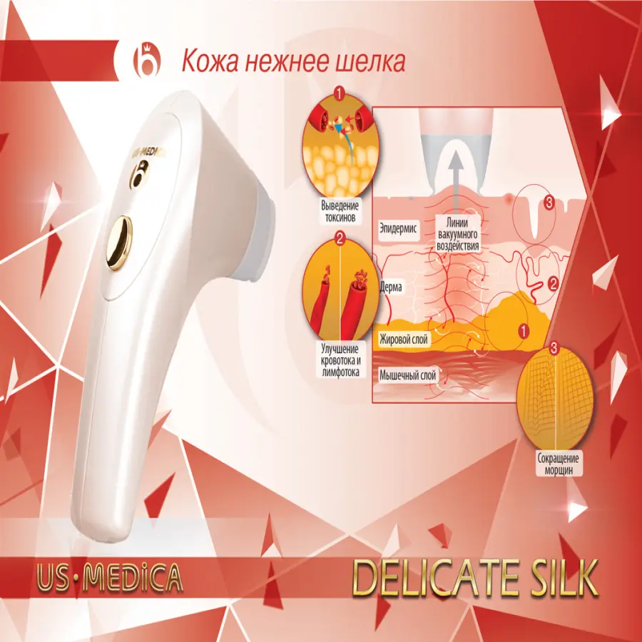 Вакуумный массажер US-MEDICA Delicate Silk